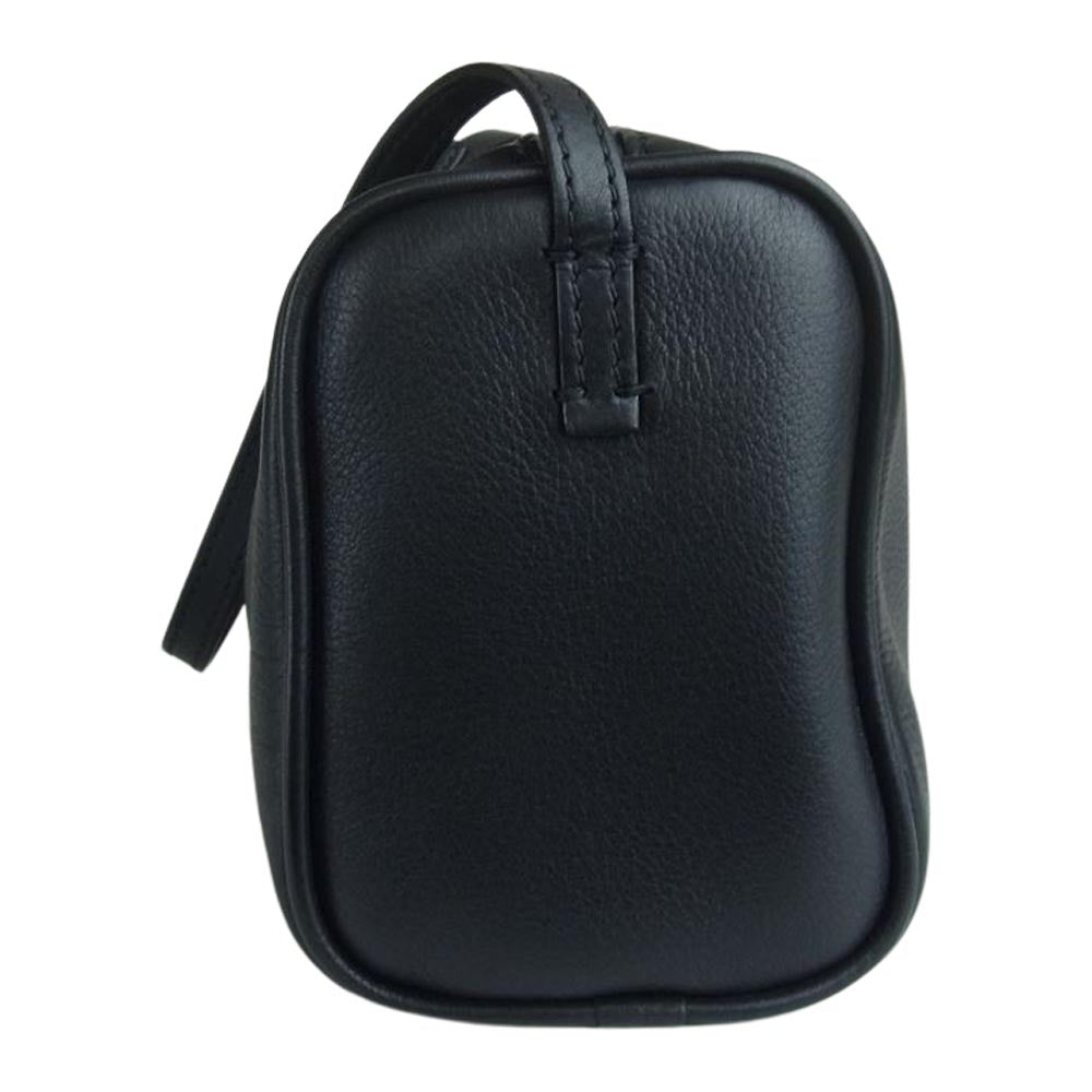 ザ ロウ 90's top handle bag  トップハンドル レザー ハンドバッグ ブラック系【中古】