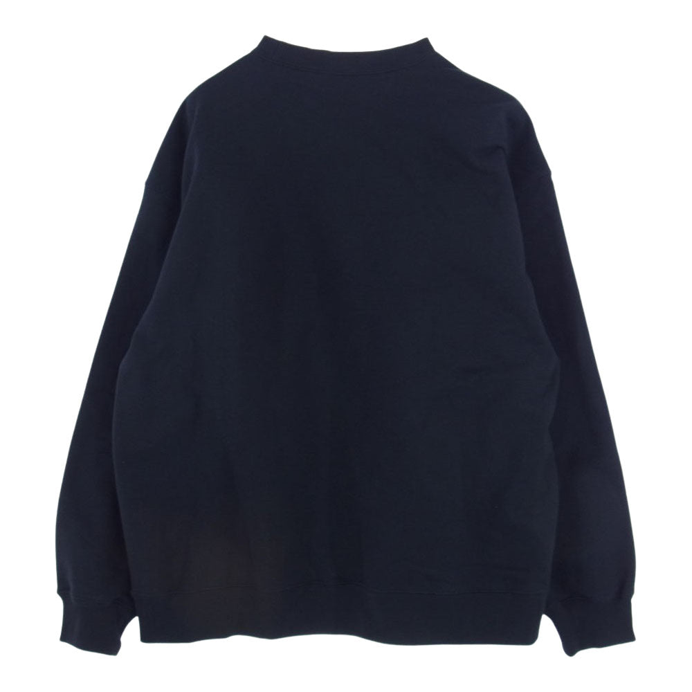 NIKE ナイキ DC4198-010 × STUSSY Fleece Crew Sweatshirt ステューシー フリース クルーネック スウェット ブラック系 L【中古】