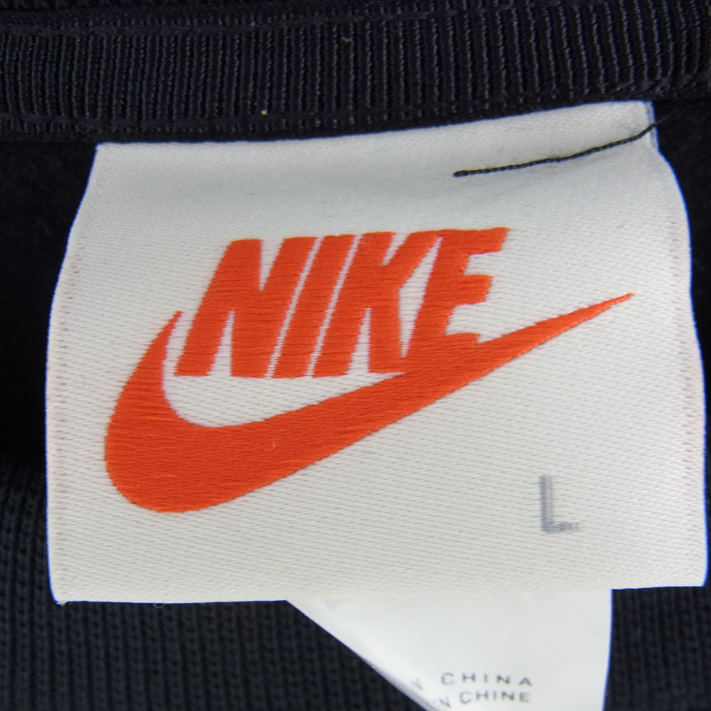 NIKE ナイキ DC4198-010 × STUSSY Fleece Crew Sweatshirt ステューシー フリース クルーネック スウェット ブラック系 L【中古】