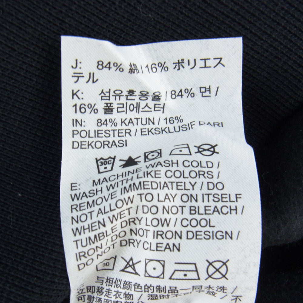 NIKE ナイキ DC4198-010 × STUSSY Fleece Crew Sweatshirt ステューシー フリース クルーネック スウェット ブラック系 L【中古】