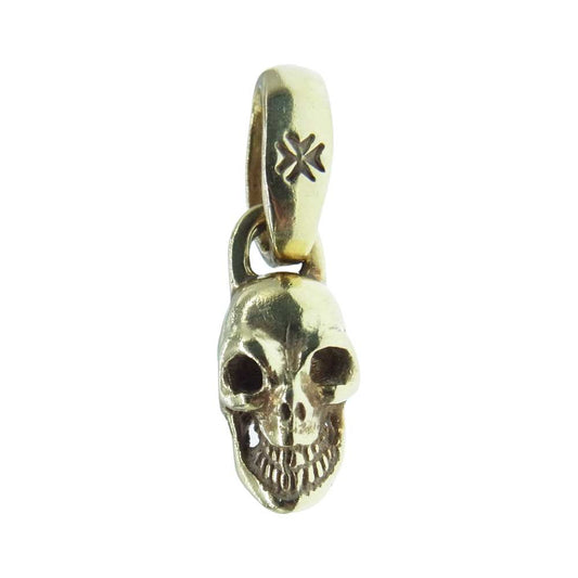 GABOR ガボール マリア ギャランティ付属 18K YELLOW GOLD SINGLE SKULL PENDANT W/H.W.O イエローゴールド シングル スカル ペンダントトップ ゴールド系【中古】