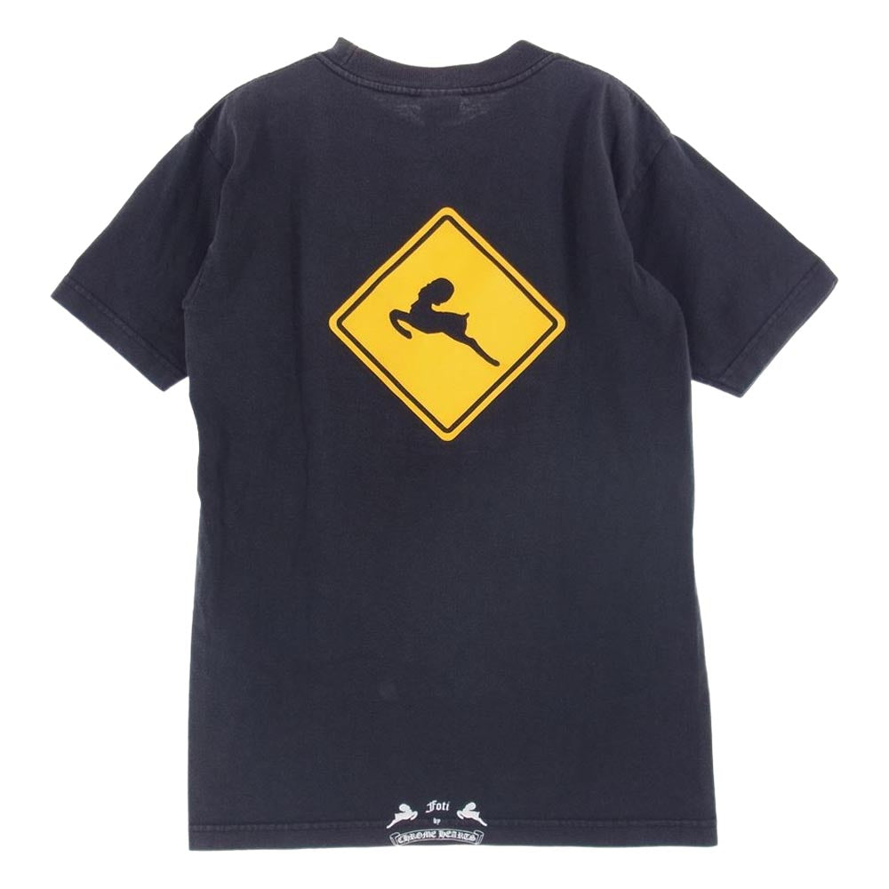 CHROME HEARTS クロムハーツ（原本無） フォティ プリント ポケット Tシャツ カットソー 半袖 ブラック系 S【中古】