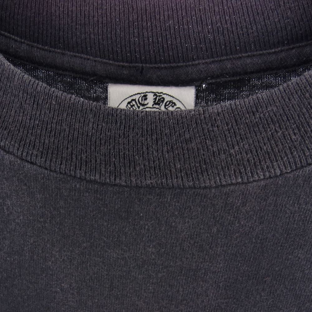 CHROME HEARTS クロムハーツ（原本無） フォティ プリント ポケット Tシャツ カットソー 半袖 ブラック系 S【中古】