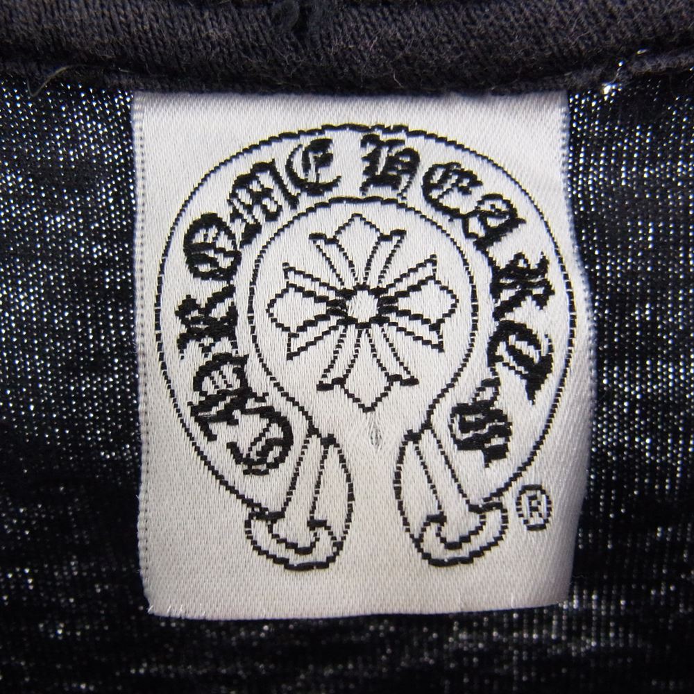 CHROME HEARTS クロムハーツ（原本無） フォティ プリント ポケット Tシャツ カットソー 半袖 ブラック系 S【中古】
