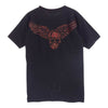 CHROME HEARTS クロムハーツ（原本無） フォティ マハリア スカルウィング ポケット バックプリント Tシャツ カットソー 半袖 黒 ブラック系 S【中古】