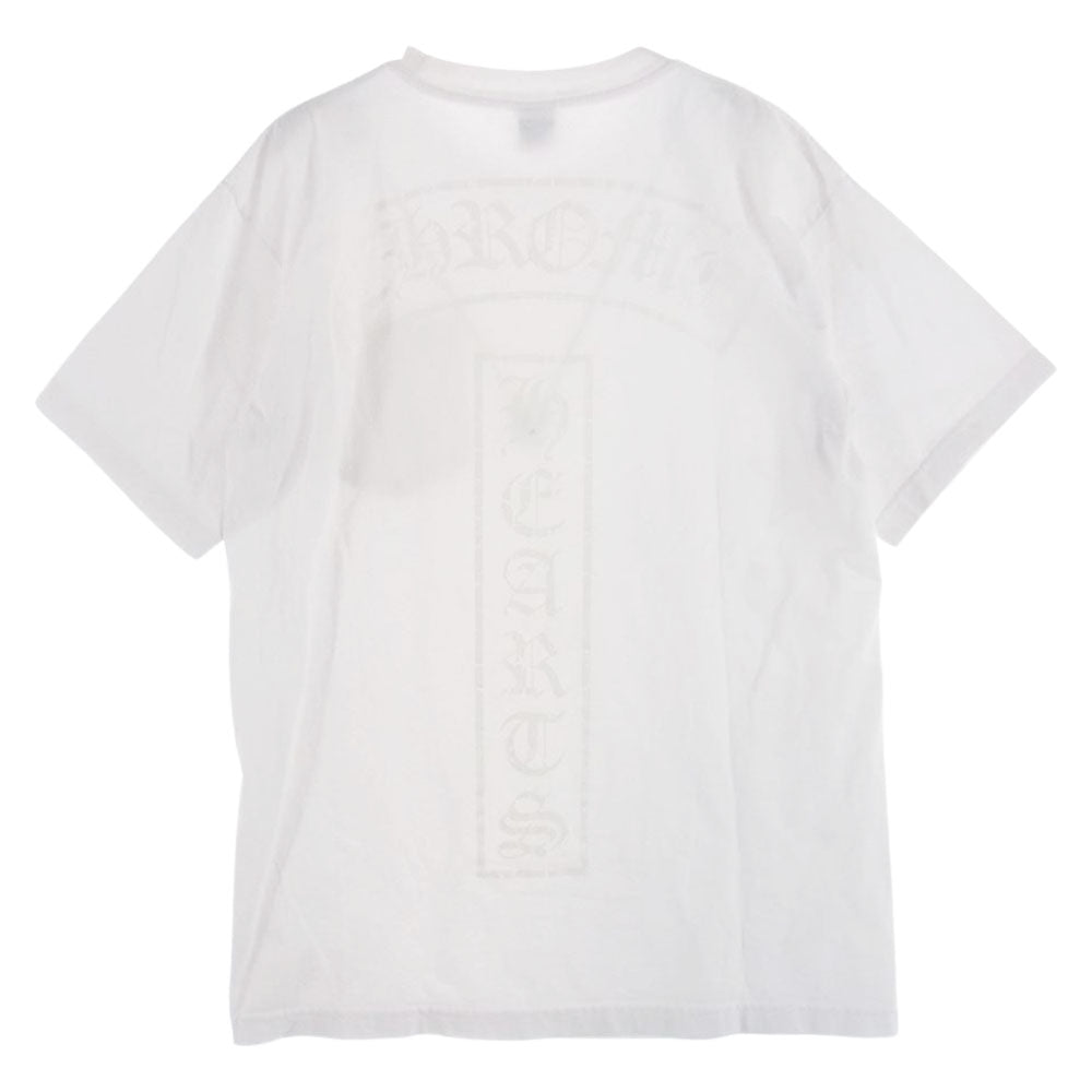 CHROME HEARTS クロムハーツ（原本無） スター プリント ポケット Tシャツ カットソー 半袖 白 ホワイト系 M【中古】