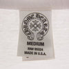 CHROME HEARTS クロムハーツ（原本無） フォティ ポケット バックプリント Tシャツ カットソー 半袖 白 ホワイト系 M【中古】