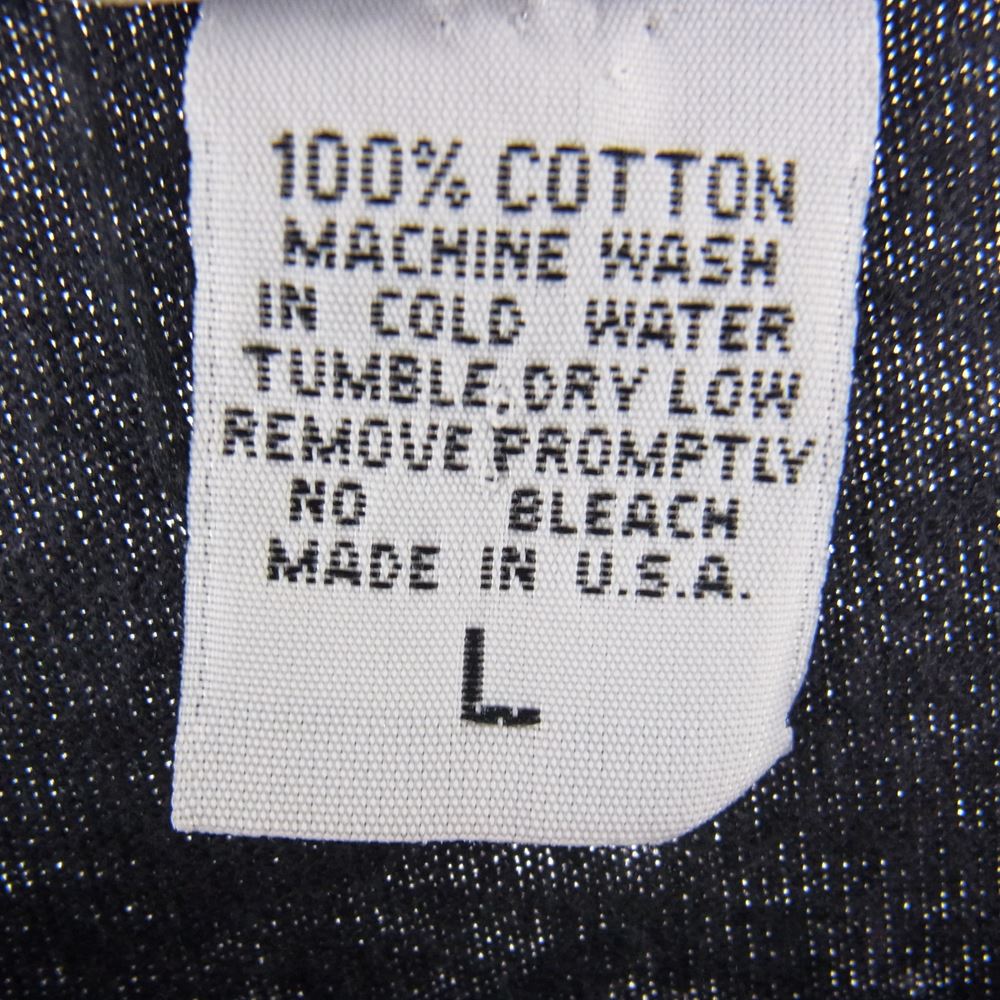 CHROME HEARTS クロムハーツ（原本無） ポケット ロゴ  スクロールラベル プリント Tシャツ カットソー 長袖 ブラック系 L【中古】