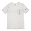 CHROME HEARTS クロムハーツ（原本無） ポケット スクロールラベル プリント Tシャツ カットソー 半袖  ホワイト系 S【中古】