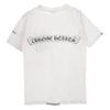 CHROME HEARTS クロムハーツ（原本無） ポケット スクロールラベル プリント Tシャツ カットソー 半袖  ホワイト系 S【中古】