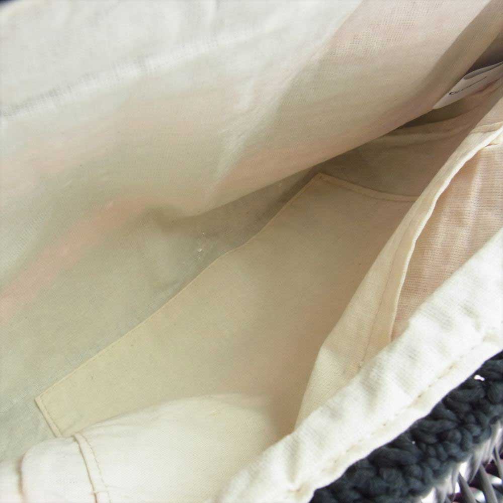 MARNI マルニ カフェクロシェ ニット ハンドバッグ ブラック系 ピンク系 グリーン【中古】