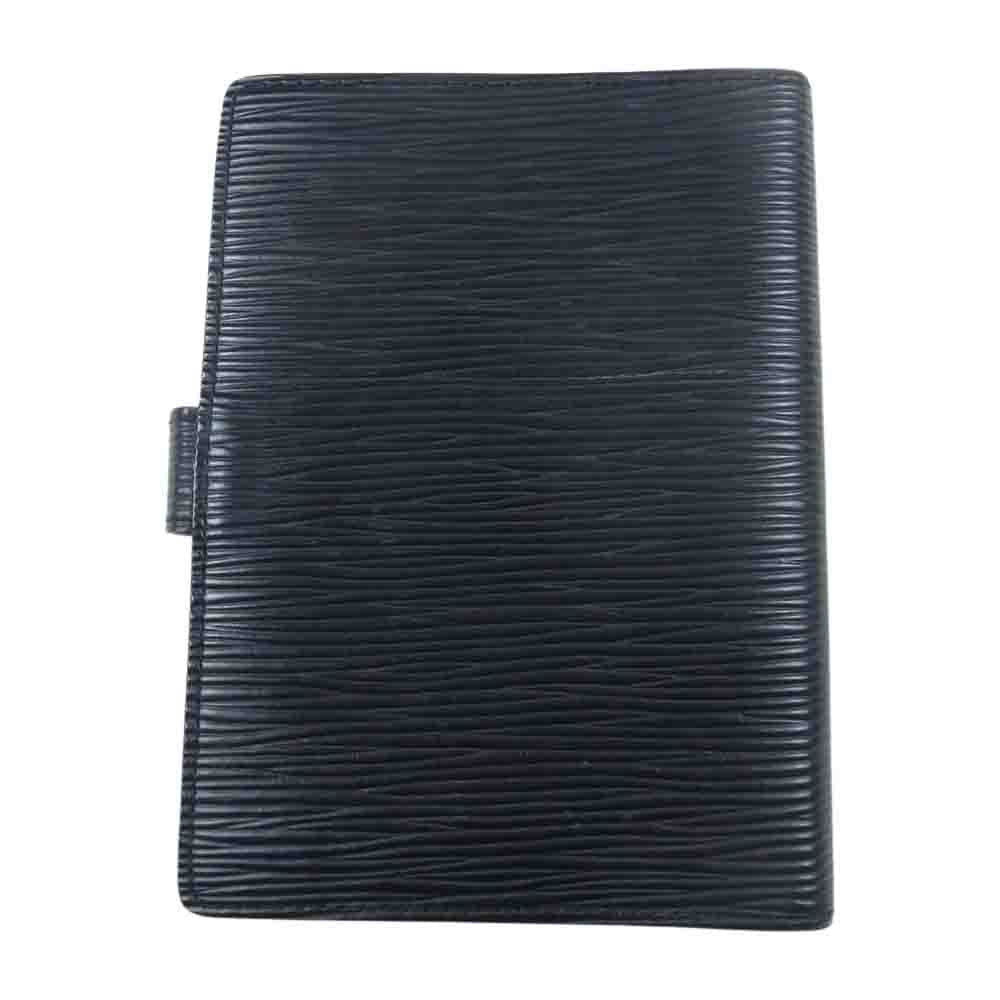 LOUIS VUITTON ルイ・ヴィトン エピ アジェンダ MM 手帳カバー  ブラック系【中古】