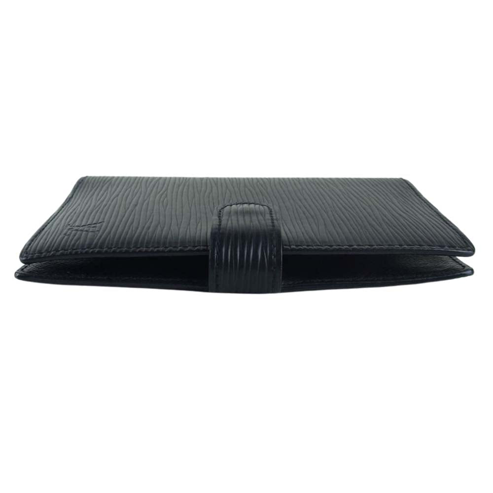 LOUIS VUITTON ルイ・ヴィトン エピ アジェンダ MM 手帳カバー  ブラック系【中古】