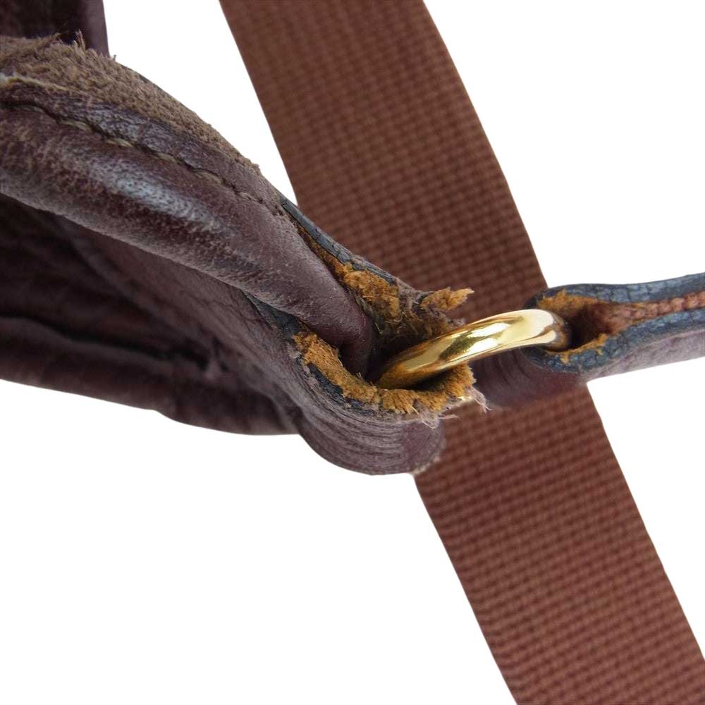 HERMES エルメス ヴェスパ PM □A刻印 レザー ショルダーバッグ ブラウン系【中古】