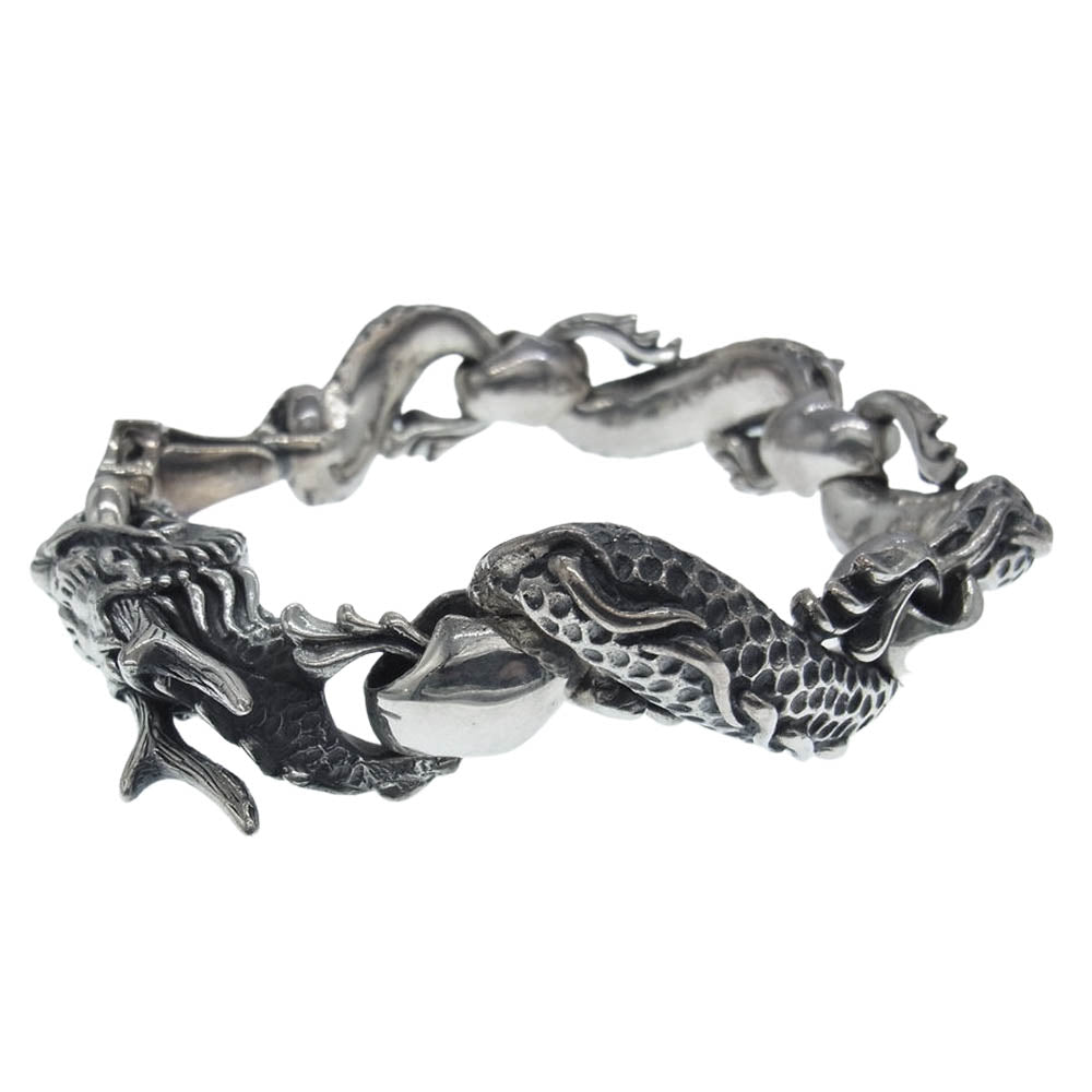 ブルブラッド DRAGON BRACELET ドラゴン ブレスレット シルバー系【中古】