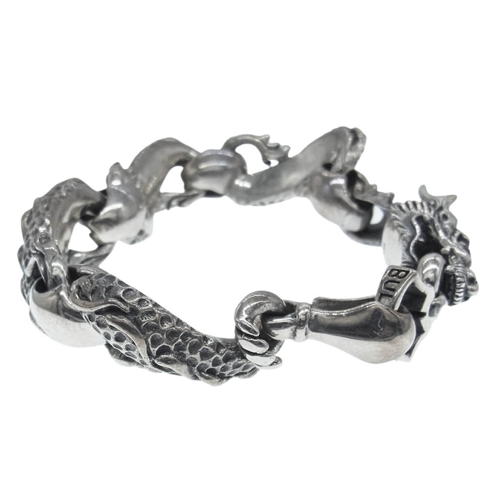 ブルブラッド DRAGON BRACELET ドラゴン ブレスレット シルバー系【中古】