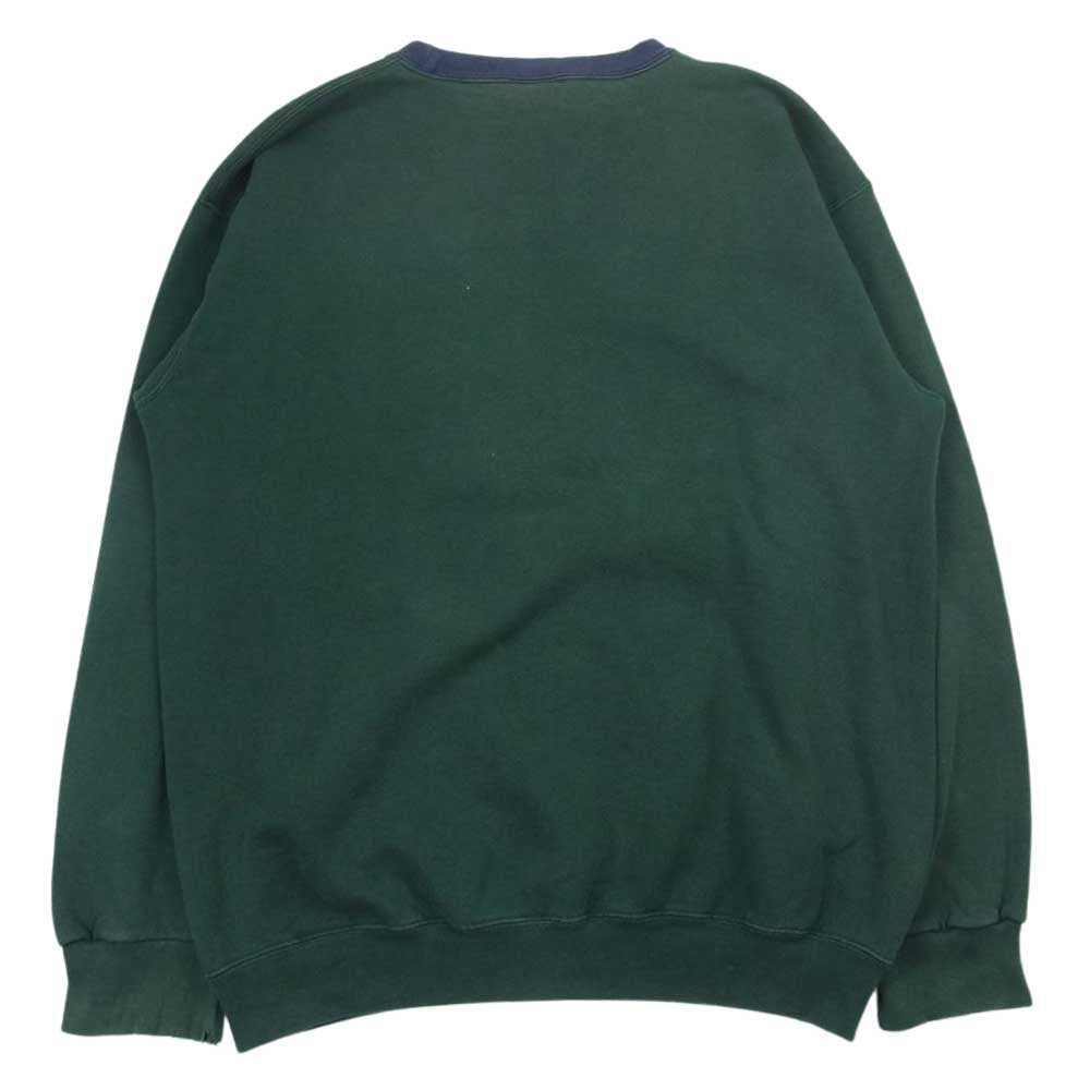 TOMMY HILFIGER トミーヒルフィガー 90s ヴィンテージ クルーネック スウェット グリーン系 XL【中古】