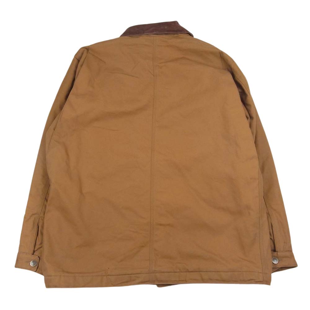 Carhartt カーハート 103825BRN DUCK CHORE COAT ダック カバーオール ジャケット  ブラウン系 L【中古】