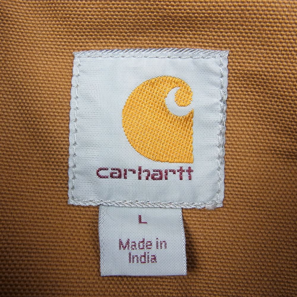 Carhartt カーハート 103825BRN DUCK CHORE COAT ダック カバーオール ジャケット  ブラウン系 L【中古】