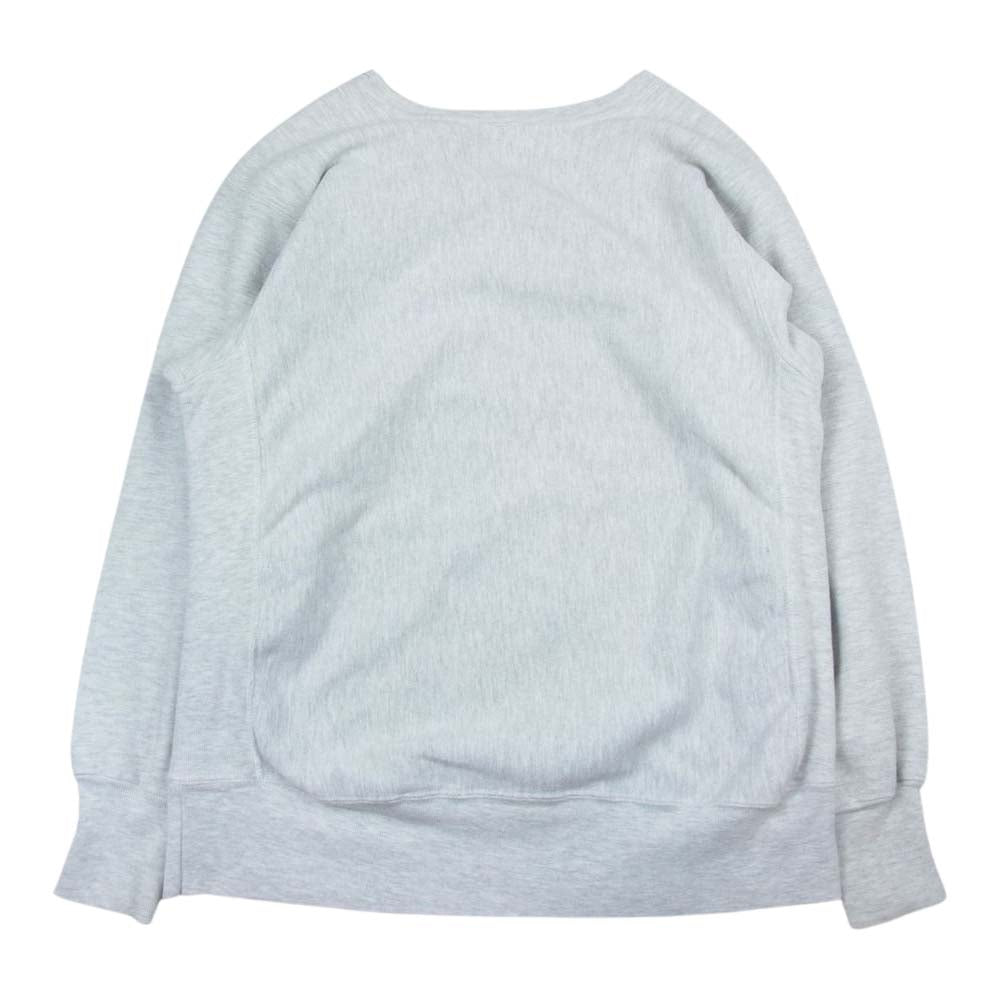 Champion チャンピオン 90s ヴィンテージ REVERSE WEAVE KANSAS ロゴ リバースウィーブ クルーネック スウェット グレー系 XL【中古】