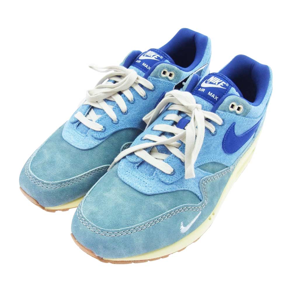 NIKE ナイキ DV3050-300 AIR MAX 1 PRM Dirty Denim エアマックス 1 プレミアム ダーティーデニム インディゴ ローカット スニーカー インディゴブルー系 30.0cm【新古品】【未使用】【中古】