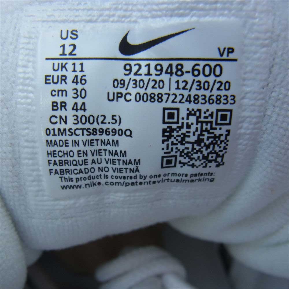 NIKE ナイキ 921948-600 AIR MORE UPTEMPO '96 VARSITY RED エアモア アップテンポ バーシティレッド ハイカット スニーカー レッド レッド系 30.0cm【新古品】【未使用】【中古】