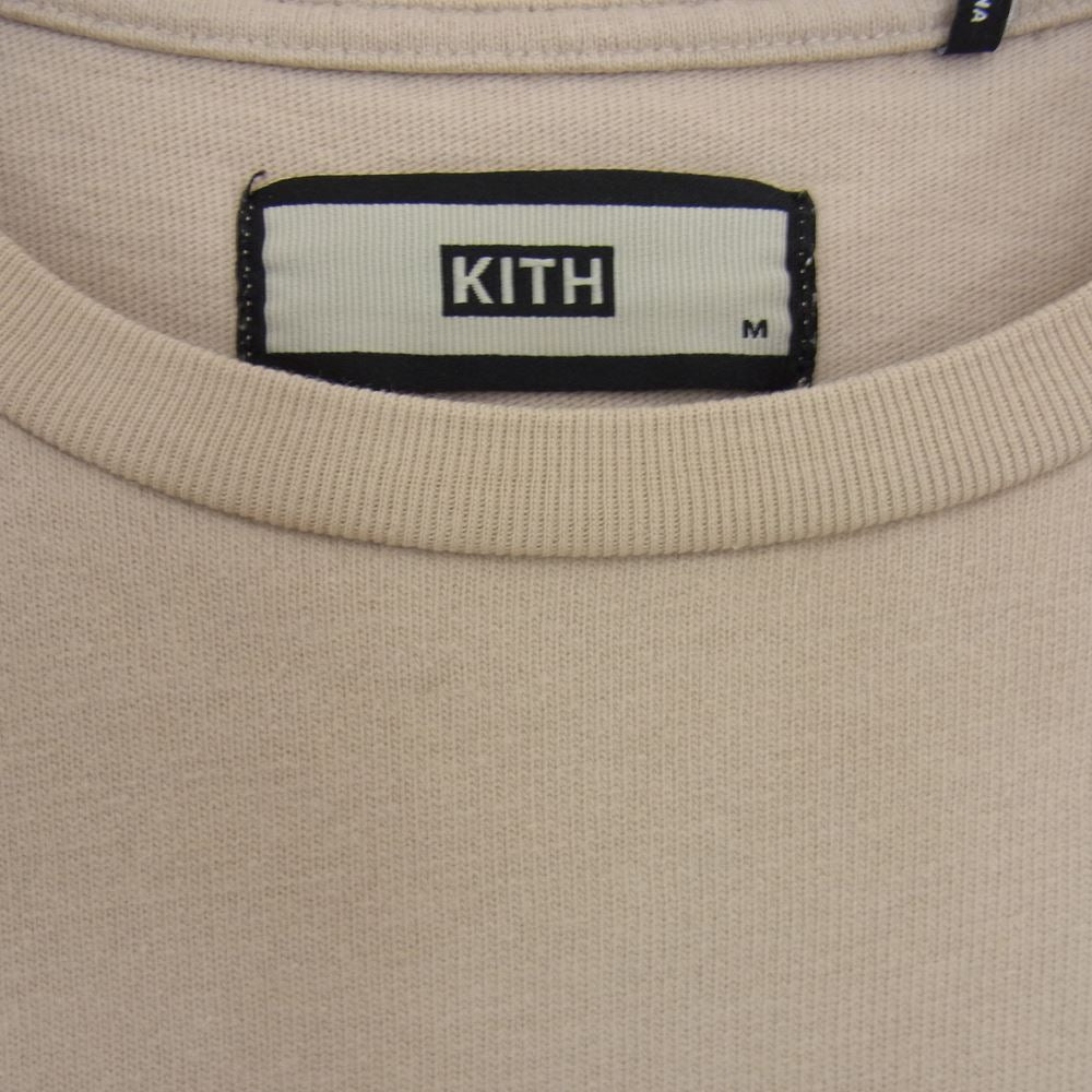 キス ボックスロゴ Tシャツ ベージュ系 M【中古】