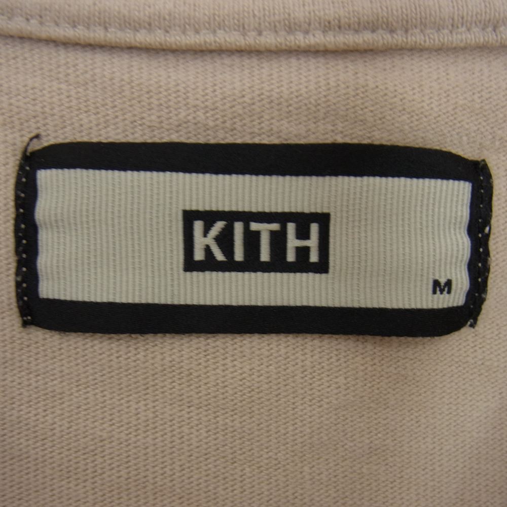 キス ボックスロゴ Tシャツ ベージュ系 M【中古】