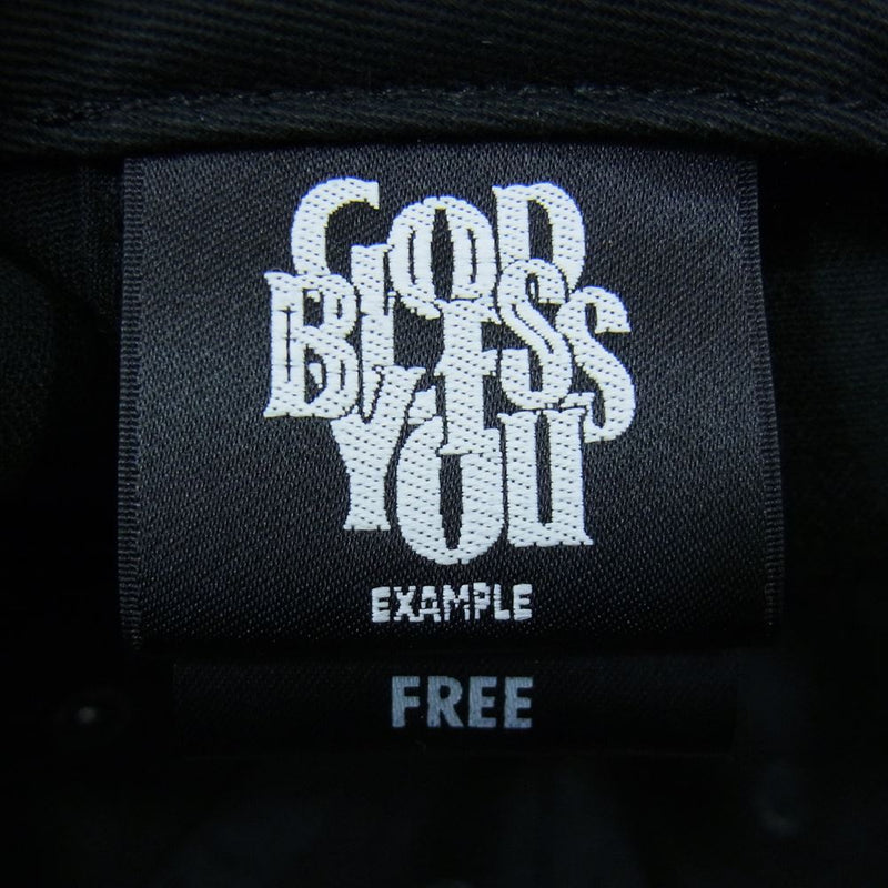 ゴッドブレスユー  20ss GOD BLESS YOU SNAPBACK CAP キャップ ブラック系 FREE【中古】