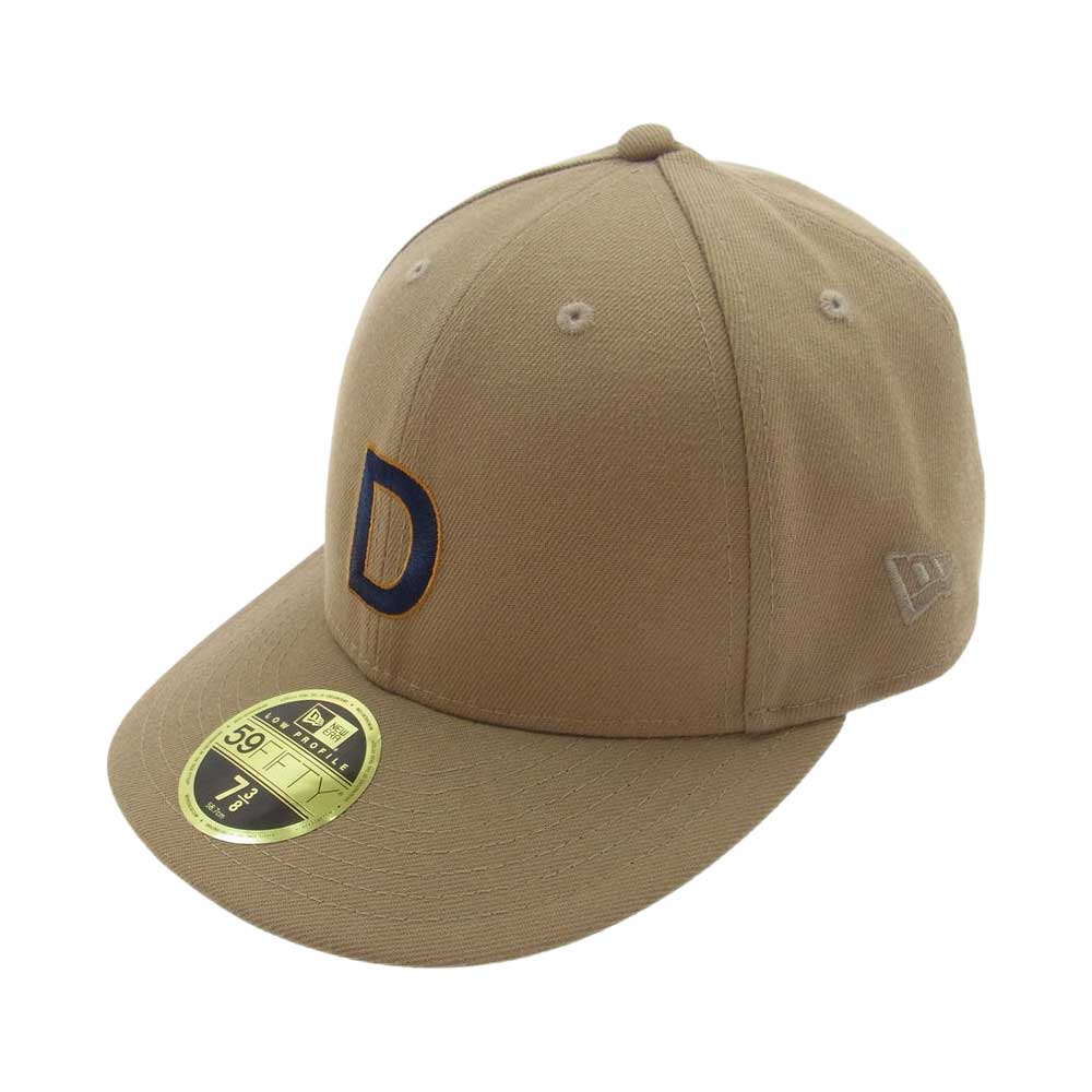 DESCENDANT ディセンダント × NEW ERA ニューエラ 59FIFTY CAP キャップ 帽子 ライトブラウン系 58.7ｃｍ【中古】