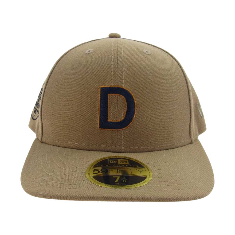 DESCENDANT ディセンダント × NEW ERA ニューエラ 59FIFTY CAP キャップ 帽子 ライトブラウン系 58.7ｃｍ【中古】
