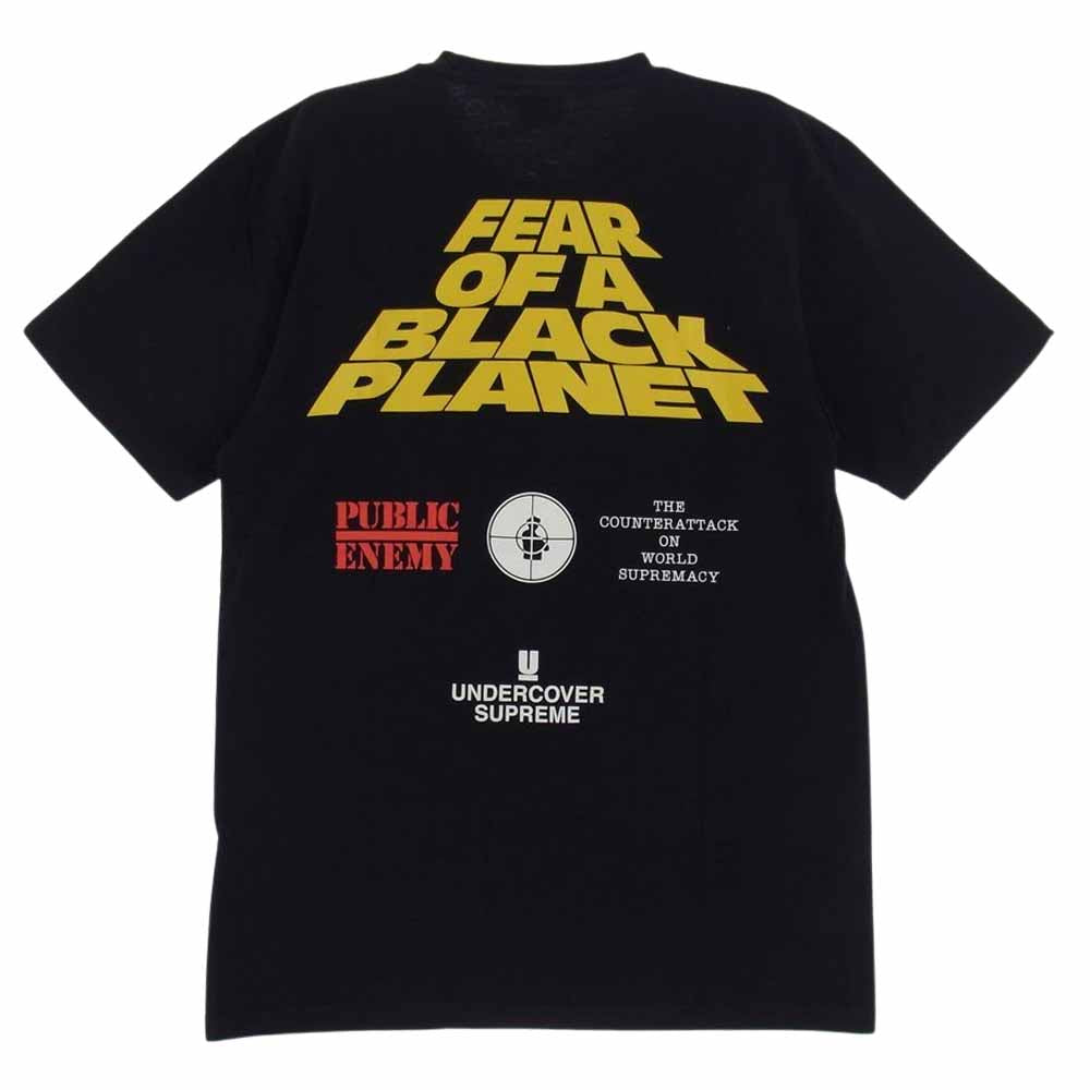 Supreme シュプリーム 18SS × UNDERCOVER アンダーカバー Public Enemy White House Tee パブリックエネミー ホワイトハウス フォトプリント 半袖 Tシャツ  ブラック系 S【中古】