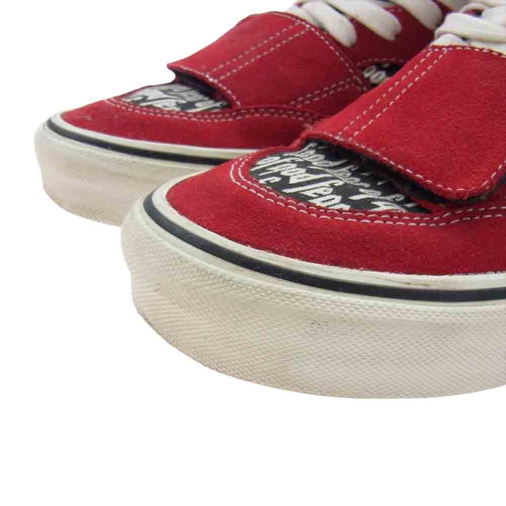 VANS バンズ × fog fear of god  Mountain Edition フィアオブゴッド バンズ マウンテン エディション DX ハイカット スニーカー  レッド系 25.0cm【美品】【中古】