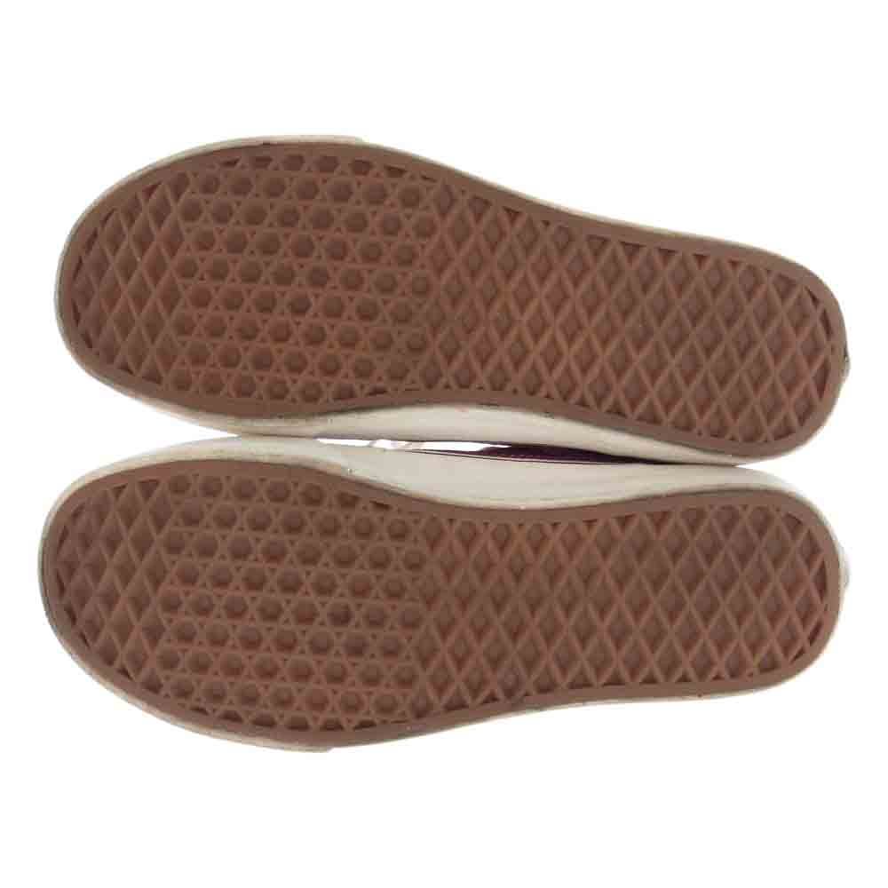 VANS バンズ × fog fear of god  Mountain Edition フィアオブゴッド バンズ マウンテン エディション DX ハイカット スニーカー  レッド系 25.0cm【美品】【中古】