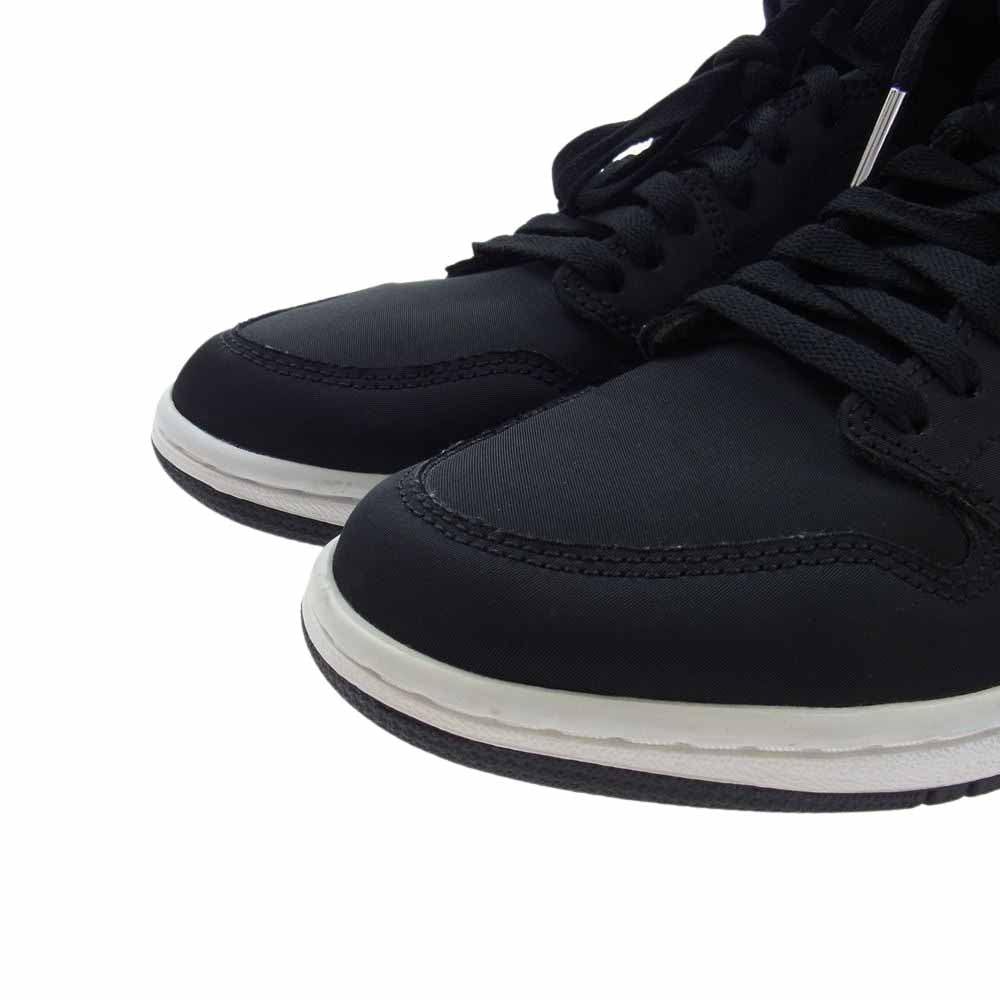 NIKE AIR JORDAN ナイキ ジョーダン AR3254-001 × PARIS SAINT GERMAN1  パリサンジェルマン High PSG  ハイカットスニーカー ブラック系 26.0cm【美品】【中古】