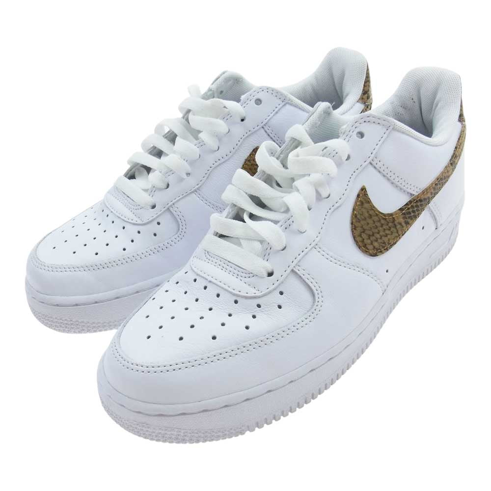 NIKE ナイキ AO1635-100 AIR FORCE 1 LOW RETRO PRM QS AO1635-100 ナイキ エアフォース スネーク 蛇 ローカットスニーカー ホワイト系 25.5cm【中古】