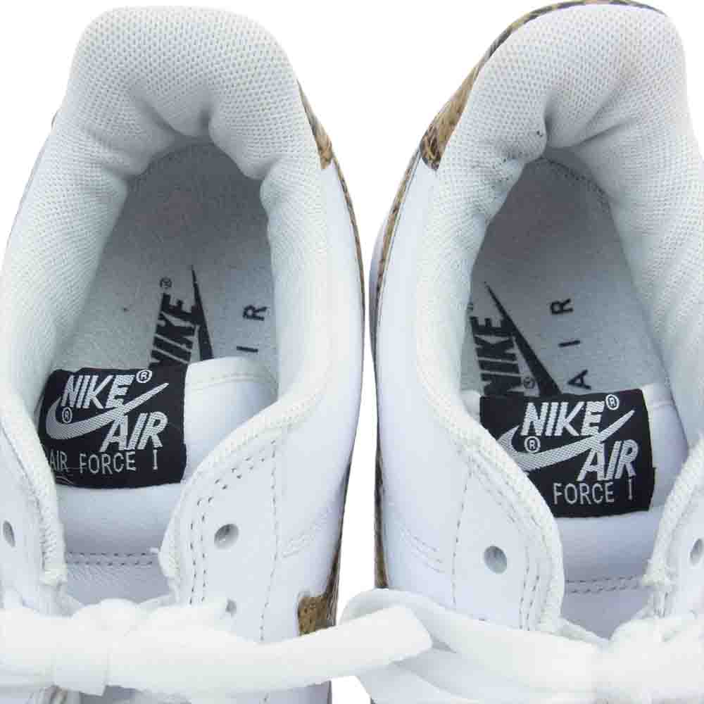 NIKE ナイキ AO1635-100 AIR FORCE 1 LOW RETRO PRM QS AO1635-100 ナイキ エアフォース スネーク 蛇 ローカットスニーカー ホワイト系 25.5cm【中古】