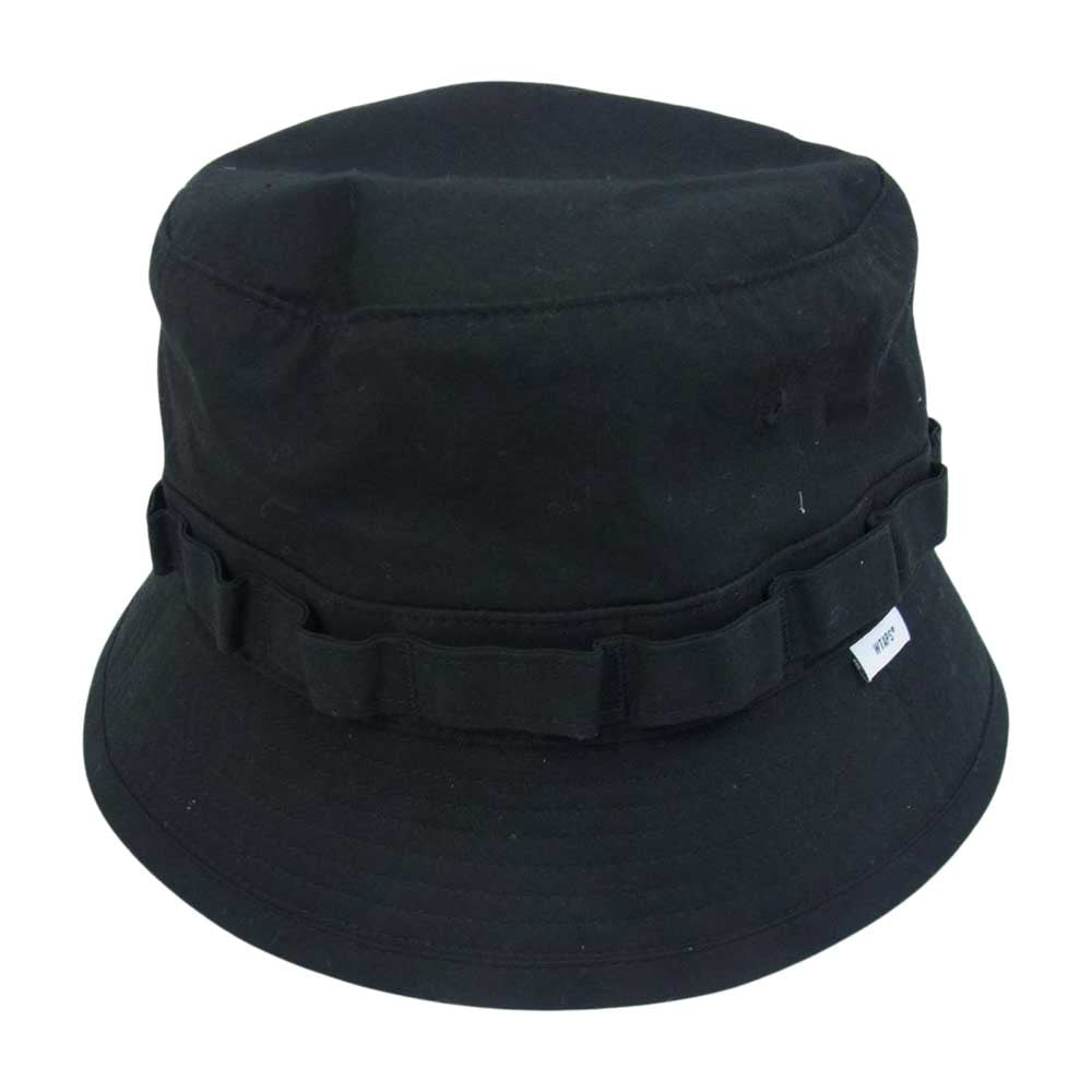 WTAPS ダブルタップス 21SS  211HCDT-HT16  JUNGLE HAT COTTON.WEATHER ジャングル ハット ブラック系 02【中古】