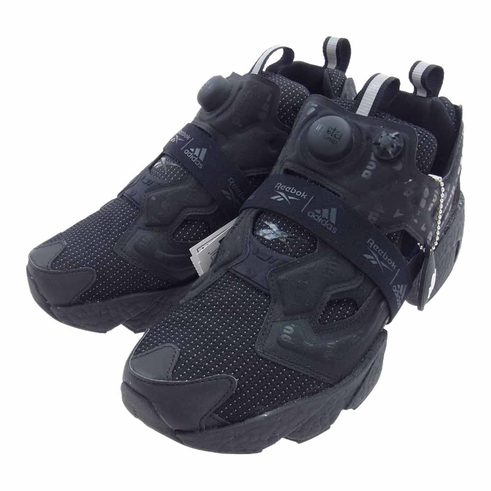 Reebok リーボック G57662 × adidas INSTAPUMP FURY BOOST アディダス インスタポンプフューリーブースト スニーカー ブラック系 26.0cm【新古品】【未使用】【中古】