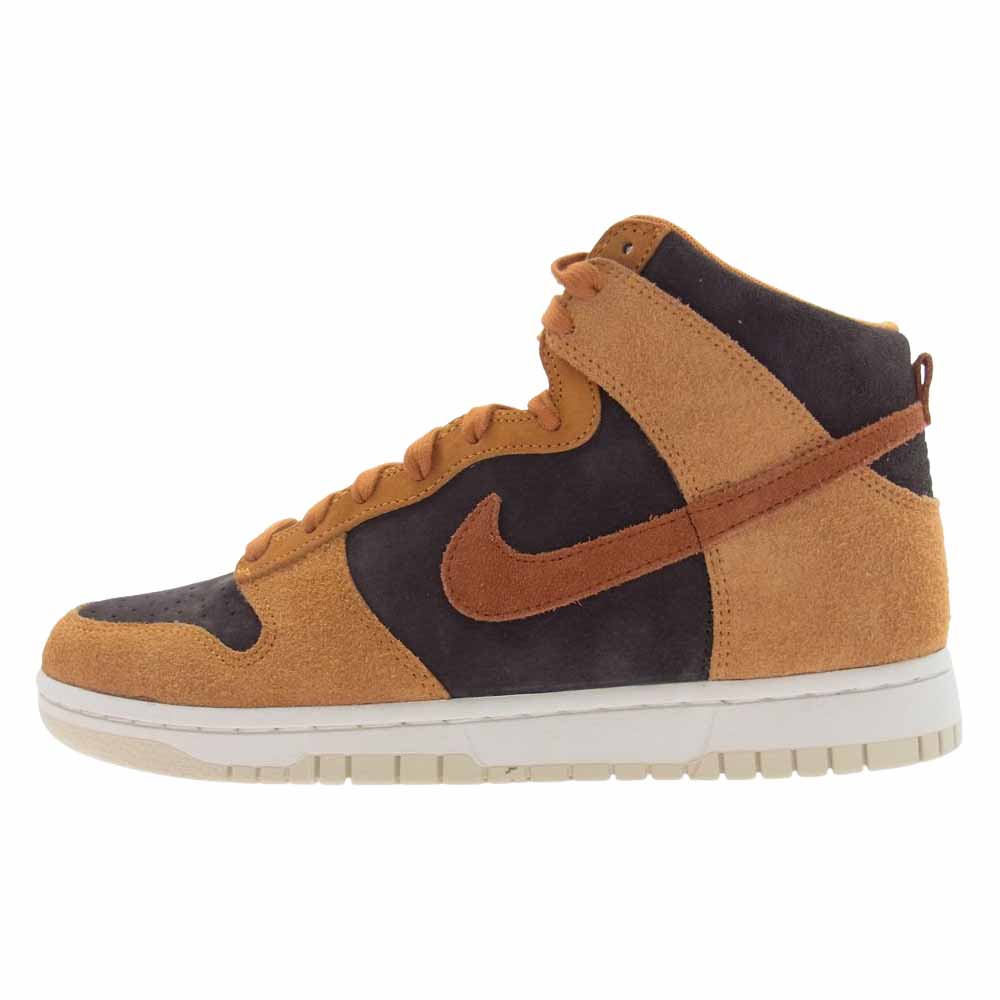 NIKE ナイキ DD1401-200 DUNK HIGH PRM DARK CURRY ダンクHIGHダークカレー ハイカットスニーカー オレンジ系 26.5cm【新古品】【未使用】【中古】