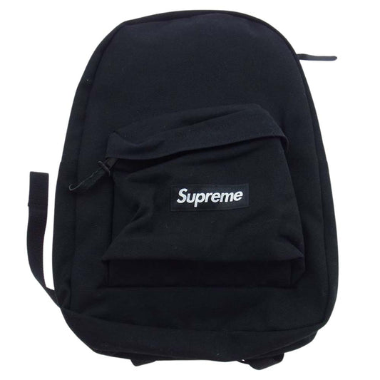 Supreme シュプリーム 20AW  Canvas Back Pack キャンバス ボックスロゴ バックパック ブラック系【中古】