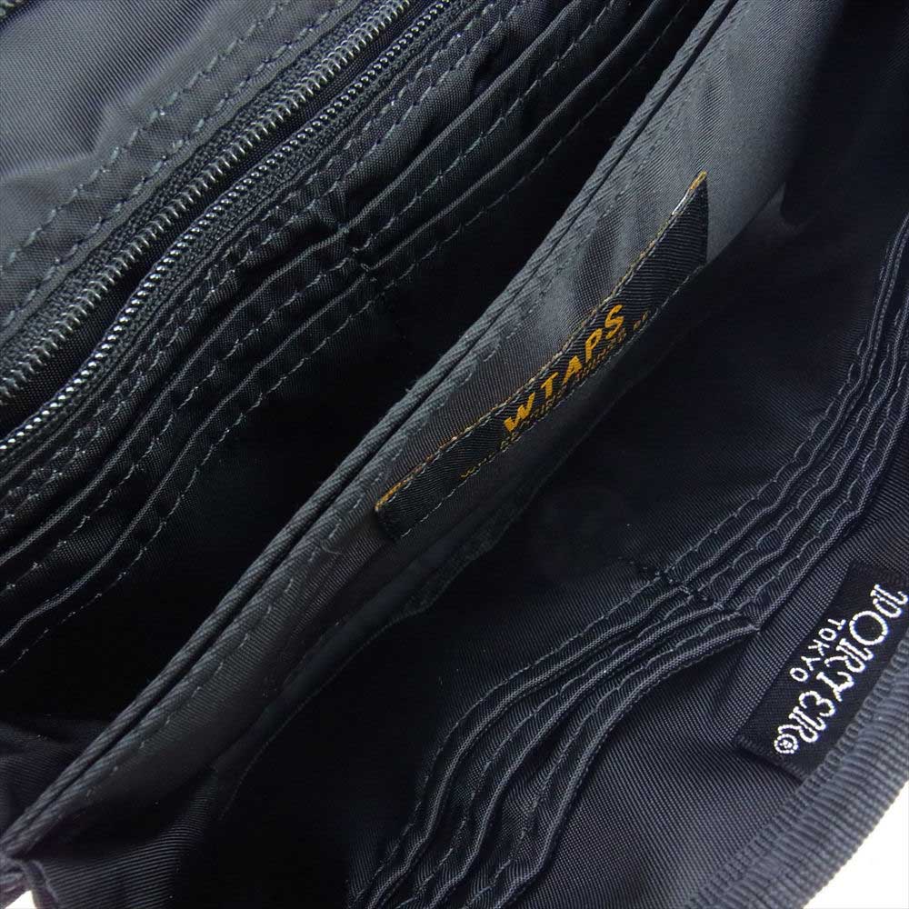 PORTER ポーター 17AW 172YSPTD-AC01 × WTAPS WALLET NYLON ダブルタップス ウォレット 長財布 ブラック系【中古】