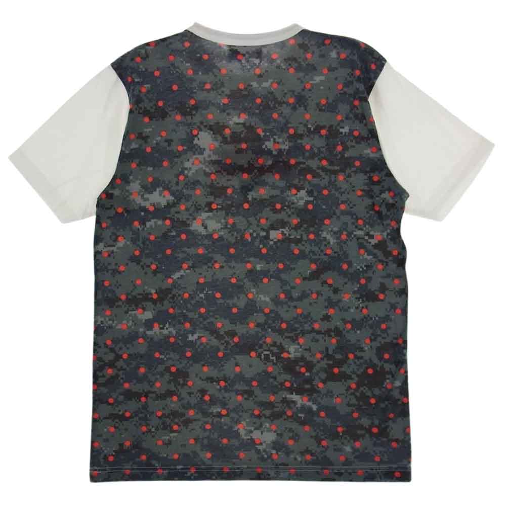 Supreme シュプリーム 13SS × COMME des GARCONS SHIRT コムデギャルソン 反転 ドット デジカモ Box Logo S/S Tee 半袖 Tシャツ ホワイト系 S【中古】