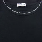 MONCLER モンクレール H10918D00007 8390T LS TSHIRT ロゴパッチ 長袖 クルーネック Tシャツ ブラック系 M【中古】