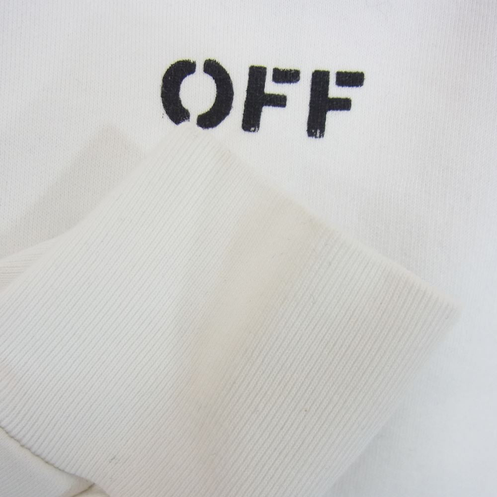 OFF-WHITE オフホワイト クルーネック スウェット ホワイト系 M【中古】