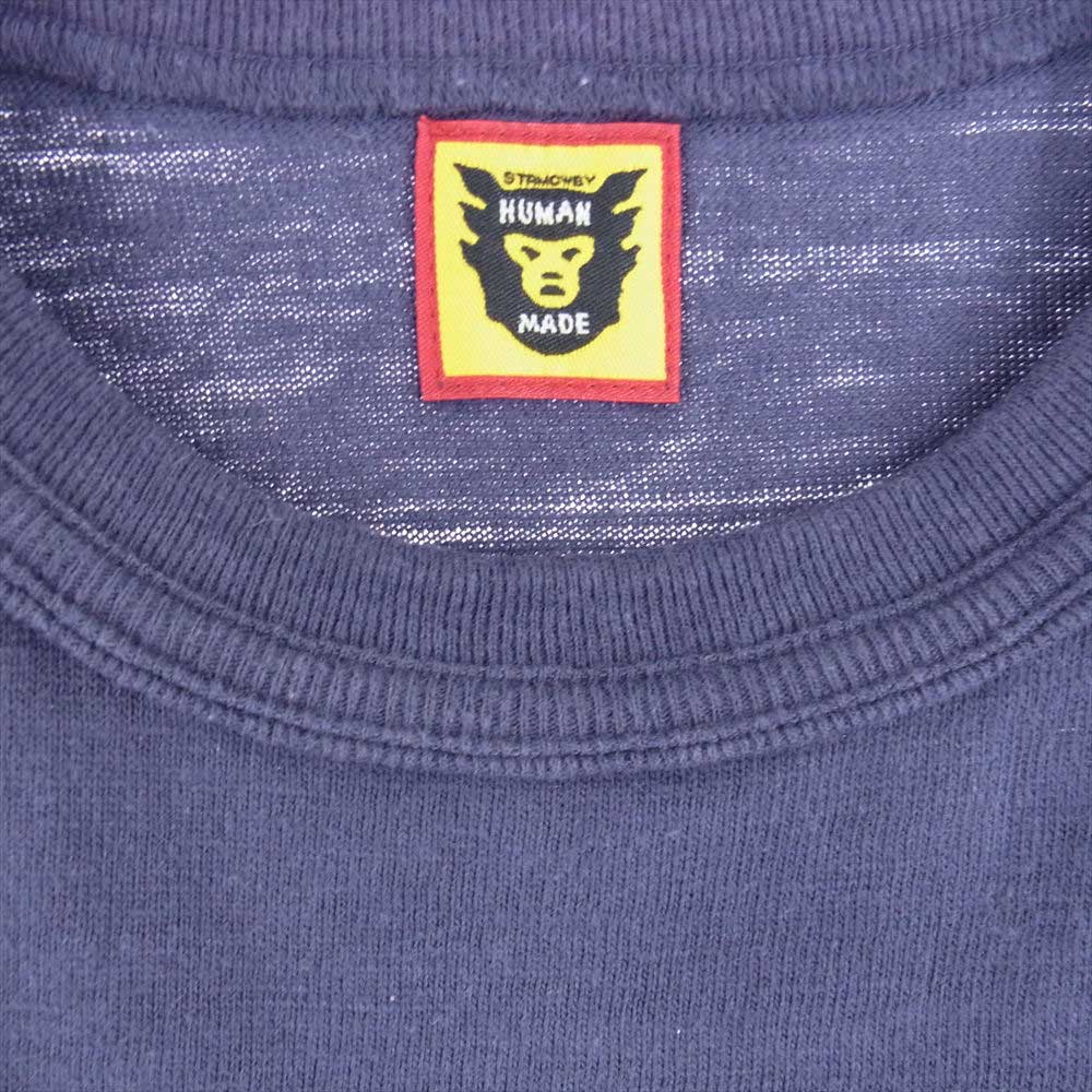HUMAN MADE ヒューマンメイド POCKET T-SHIRT ダック ポケット 半袖 Tシャツ ネイビー系 S【中古】