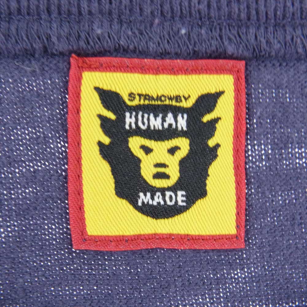HUMAN MADE ヒューマンメイド POCKET T-SHIRT ダック ポケット 半袖 Tシャツ ネイビー系 S【中古】