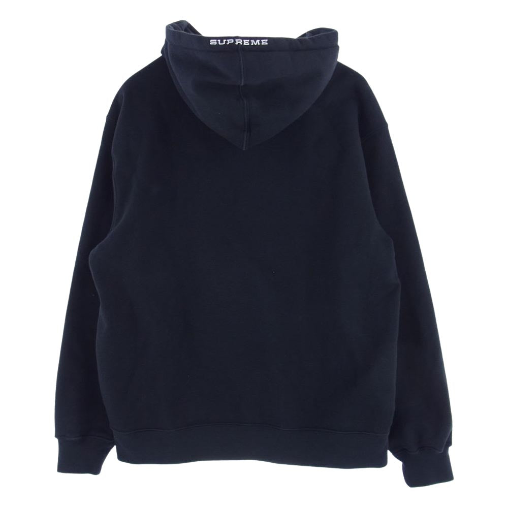 Supreme シュプリーム 21SS DB2842-010 × Nike ナイキ Half Zip Hooded Sweatshirt ハーフ ジップ フード ロゴ パーカー  ブラック系 S【中古】