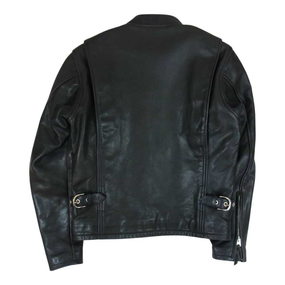 KADOYA カドヤ HEAD FACTORY HF ヘッドファクトリー AS-1VS シングル ライダース レザー ジャケット ブラック系 M【中古】