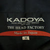 KADOYA カドヤ HEAD FACTORY HF ヘッドファクトリー AS-1VS シングル ライダース レザー ジャケット ブラック系 M【中古】
